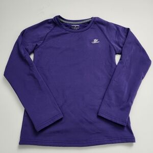 DEVOROPA Youth Boys Compression Shirt Long Sleeve‎ Football Medium, Purple